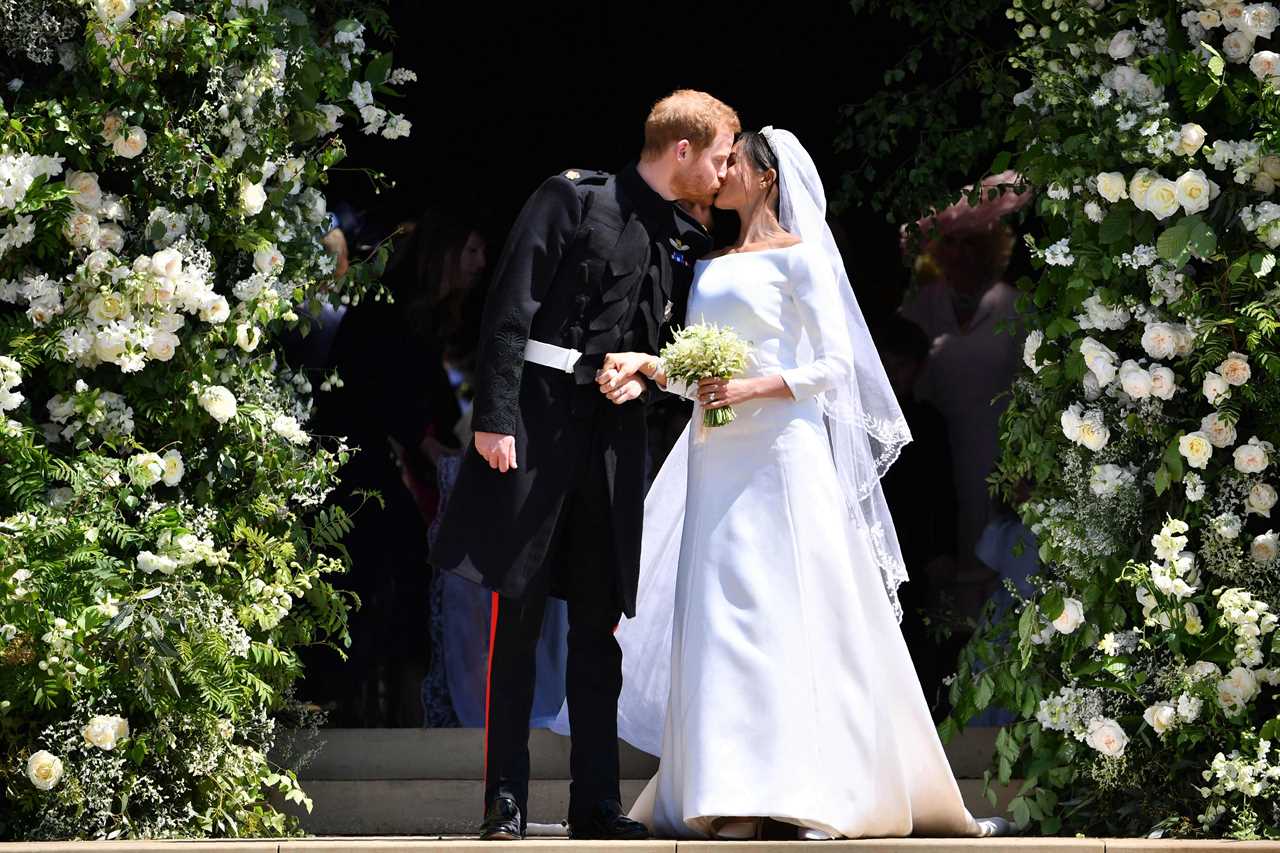 An estimated 110,000 royal fans descended on Windsor to celebrate the couple's marriage in May 2018