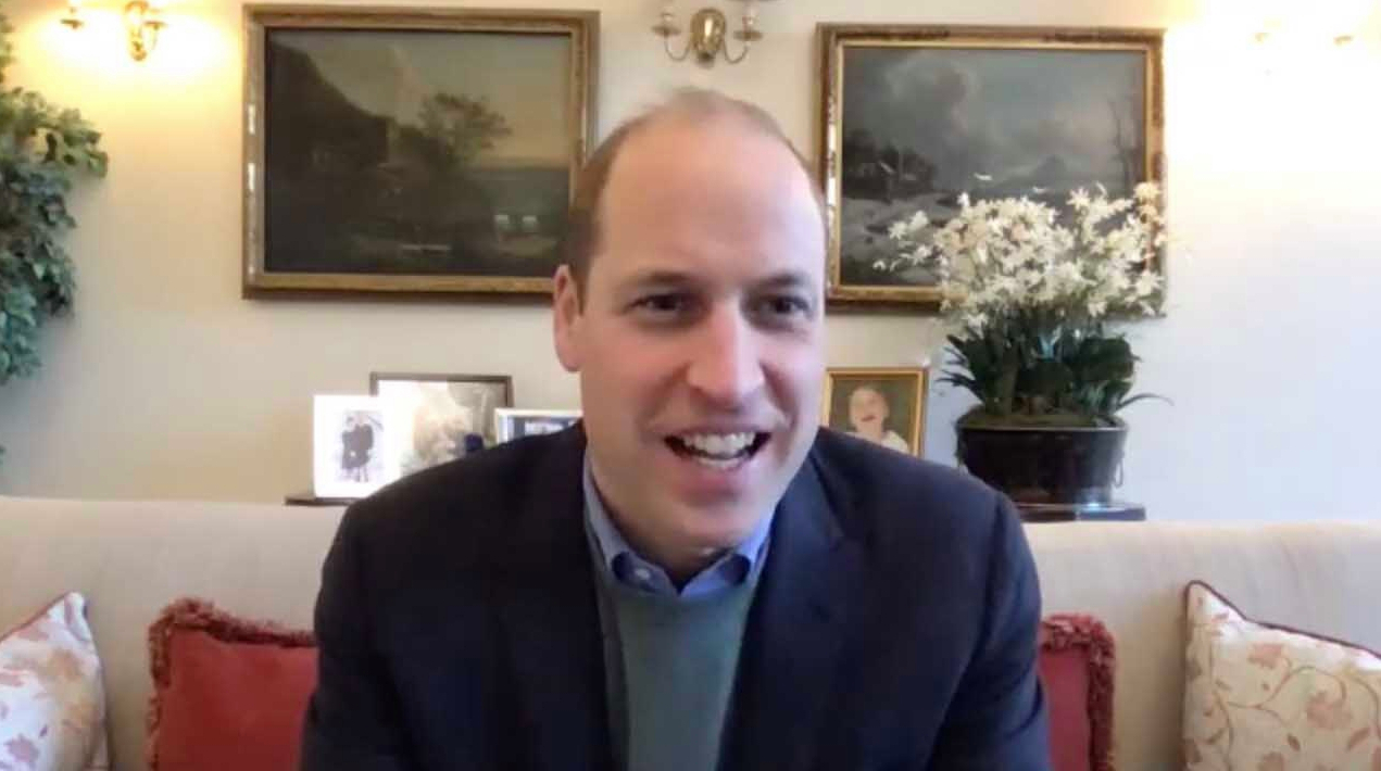 Prince William thanked coronavirus researchers in an online call