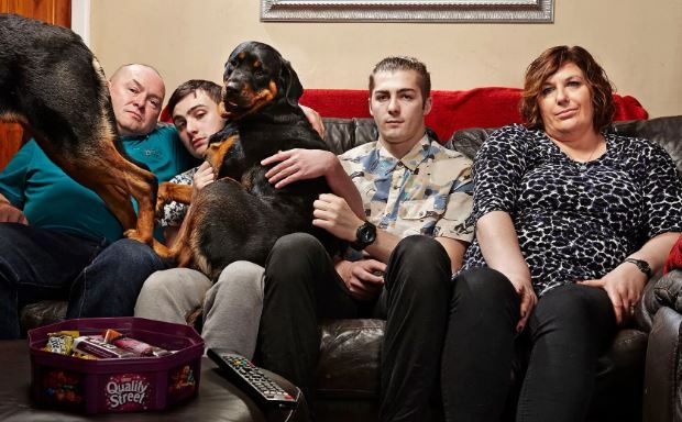 The Malones are popular on Gogglebox