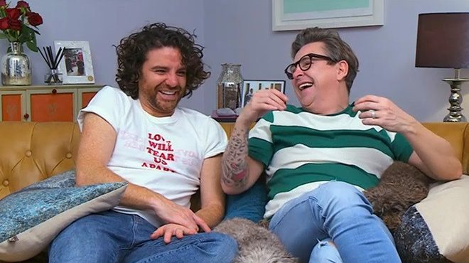 Stephen is now teamed up with his husband Daniel on Gogglebox