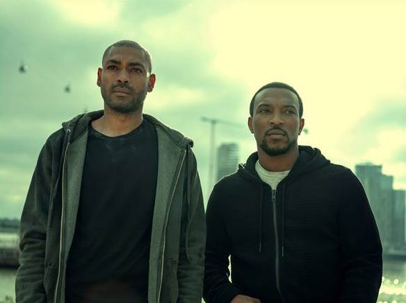 Ashley Walters with co-star Kane Robinson in Top Boy