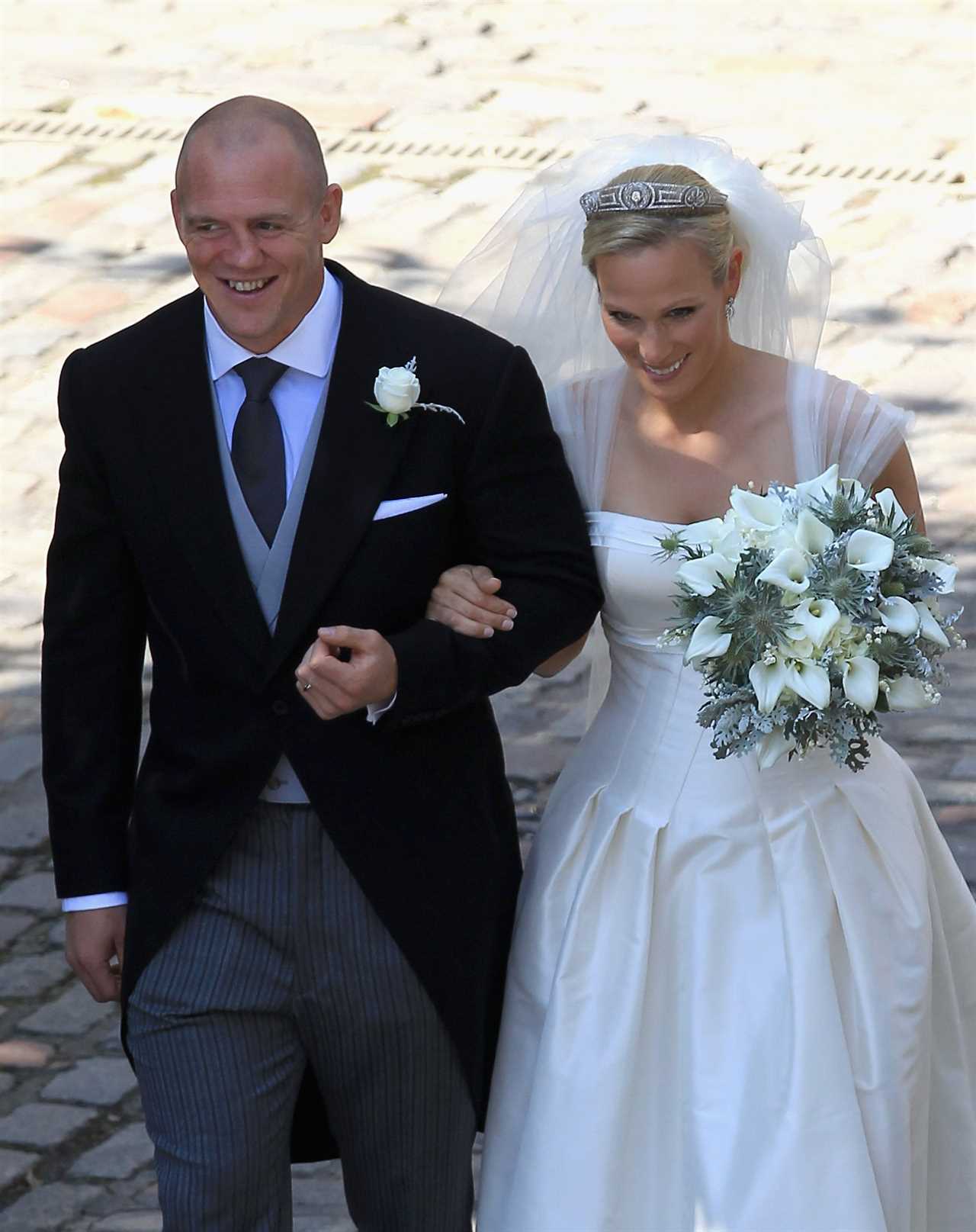 Zara and Mike married in July 2011...