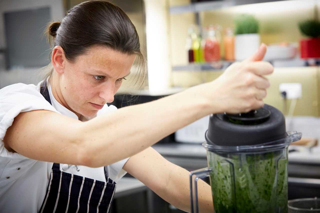 Pip Lacey works as head chef at Hicce which she set up with pal Gordy