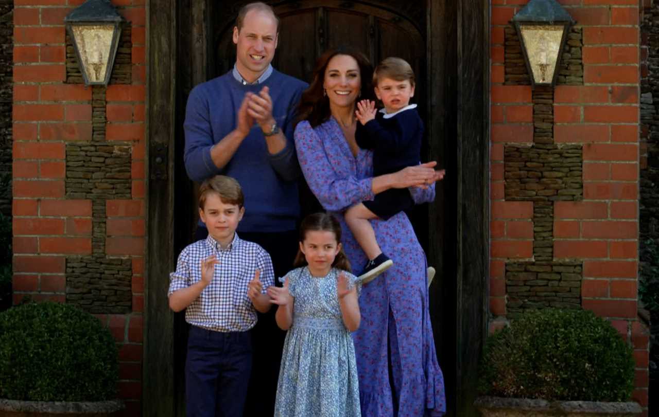 During the call, the Duchess joked about needing advice on handling her three kid's temper tantrums