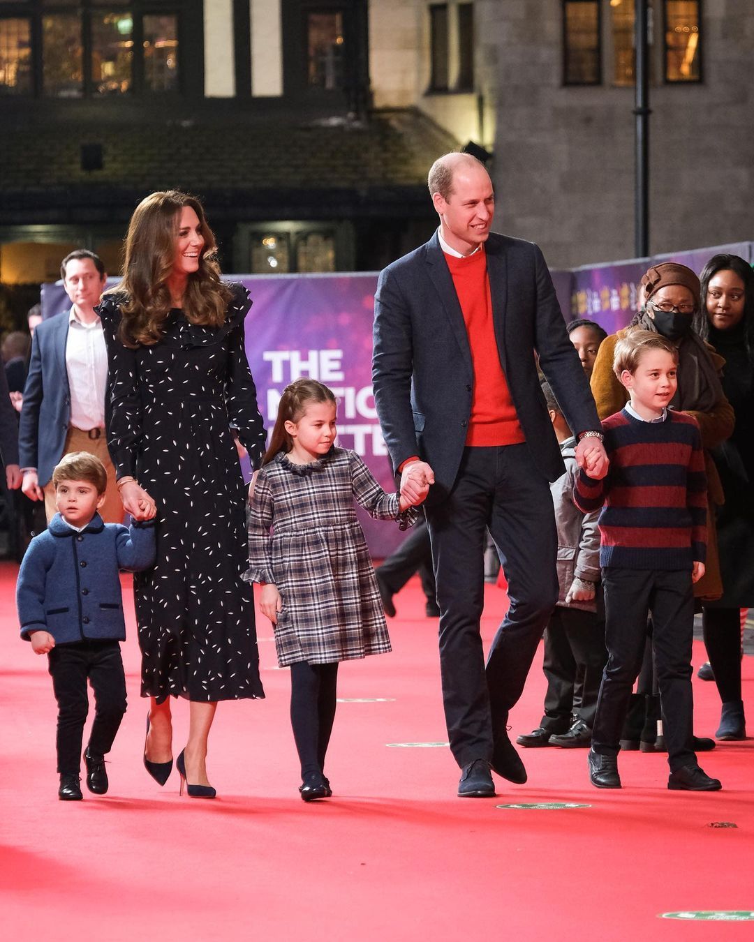 Kate and William stole the show at pantomime by bringing along their three kids