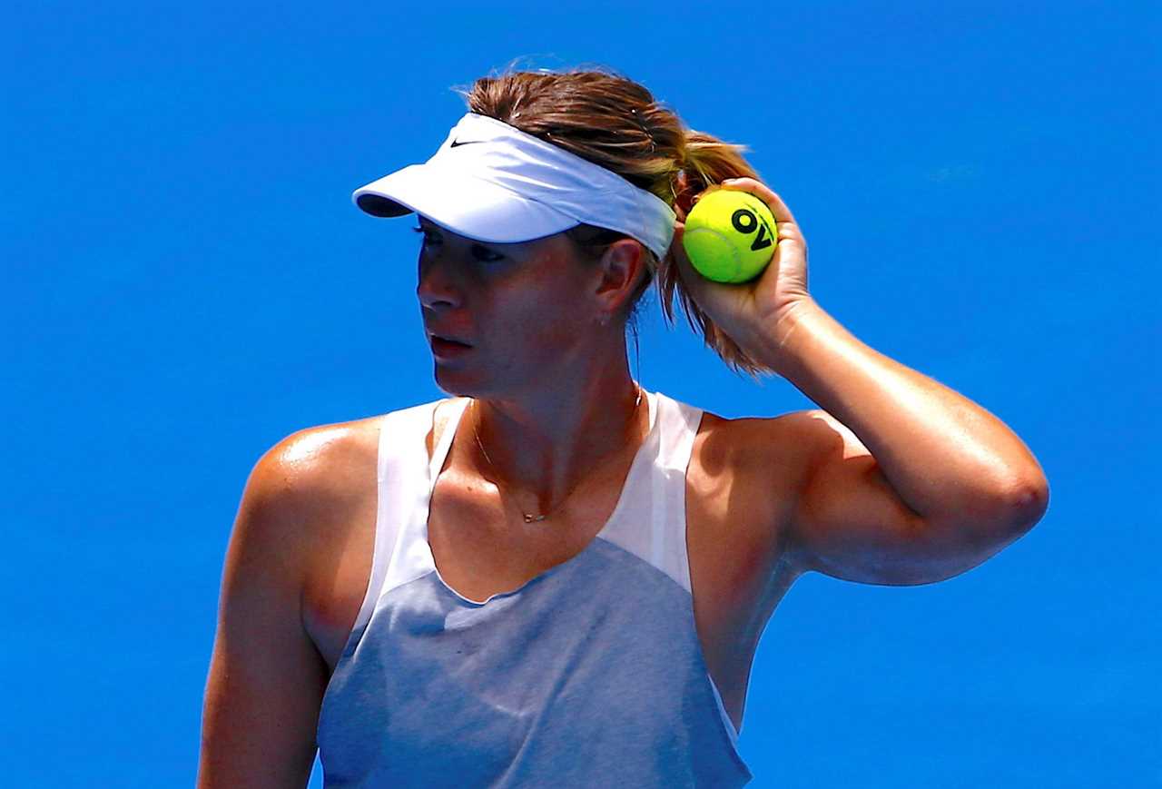 Sharapova is making a return to the Aussie Open for first time since ban