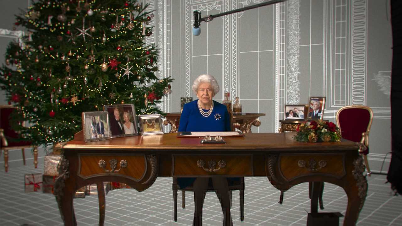 Ending the message, the 'Queen' warns viewers to question 'whether what we see and hear is always as it seems'