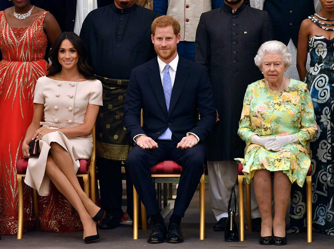 Prince Harry, Meghan Markle and the Queen were due to have a discussion a year on