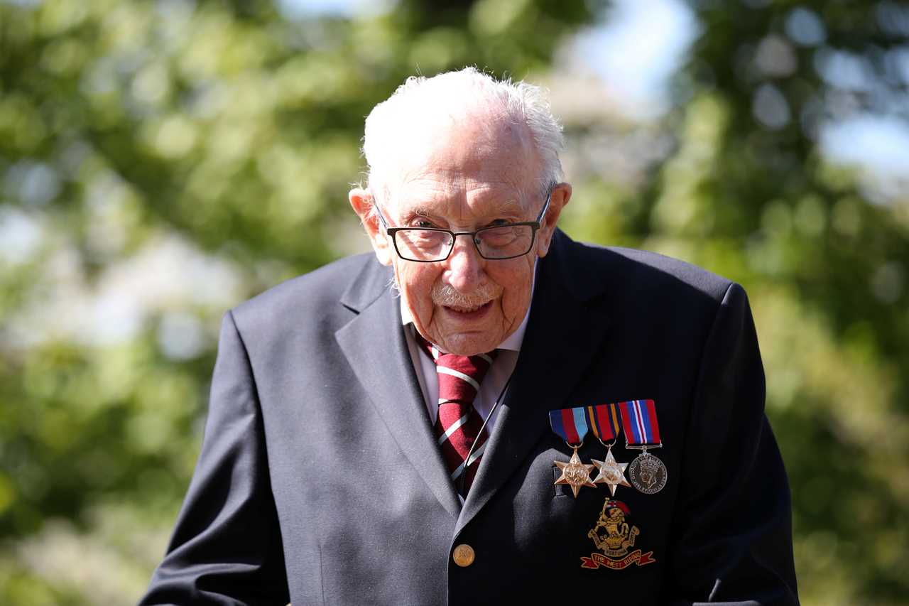 Hero Captain Tom Moore turns 100 on April 30