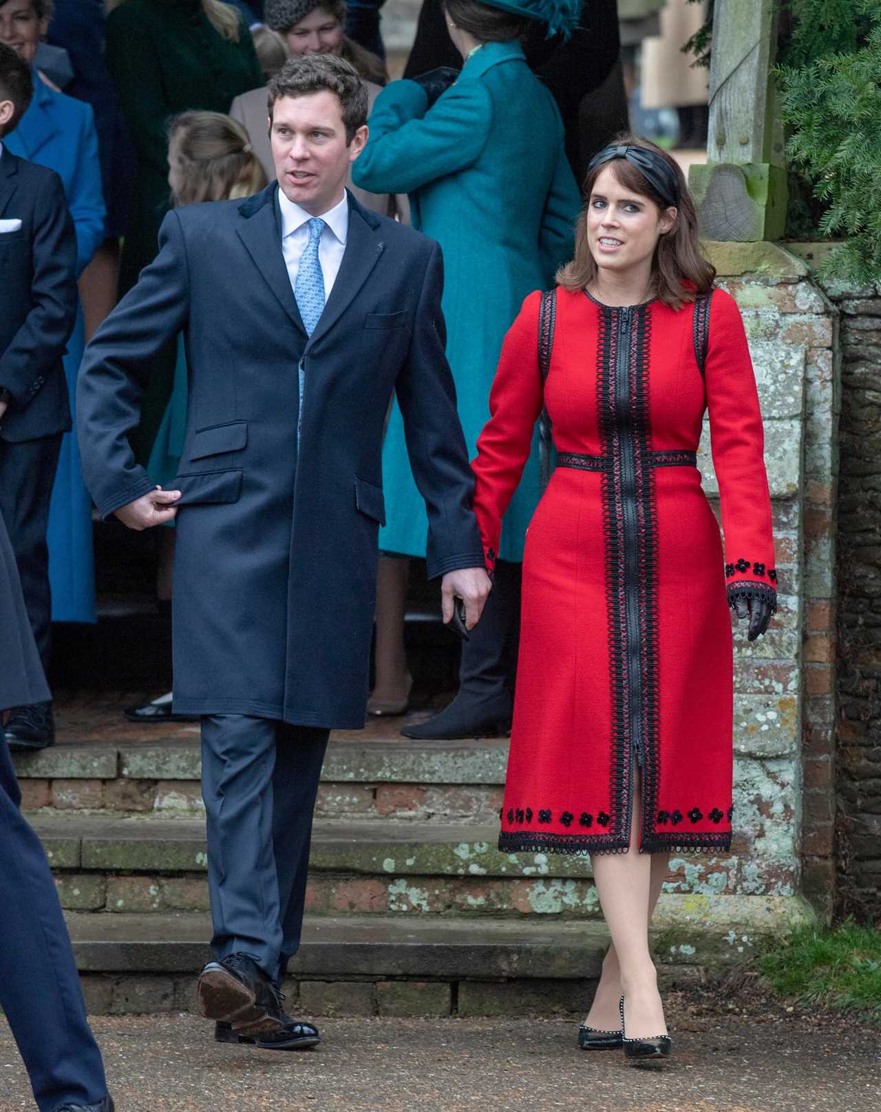 The couple were pictured attending the Christmas Day service at Sandringham in December with the Royal Family