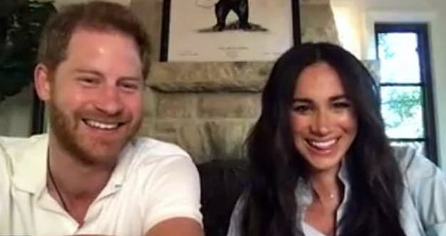 Meghan Markle and Prince Harry made a surprise guest appearance on a Zoom poetry class to honour Black History Month