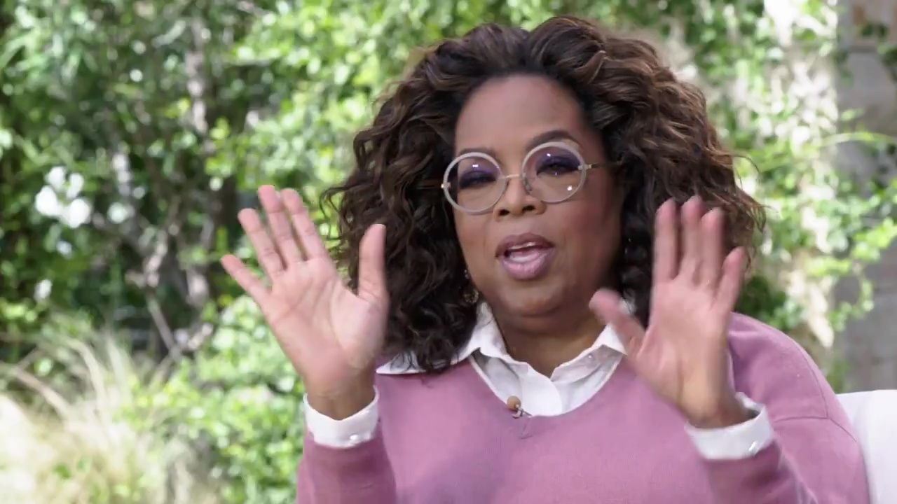 In the sneak preview, Oprah confirms that 'there is no subject that is off limits'