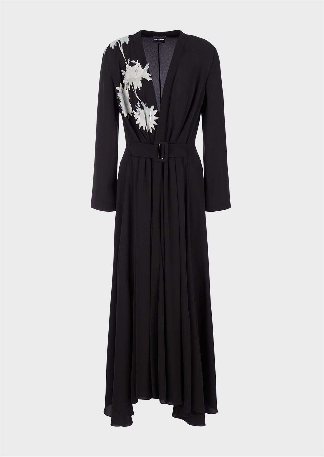 Meghan's £3,300 long triple silk dress features a lotus flower design, which Meghan chose for its “symbolic meaning of revival”, it has been claimed