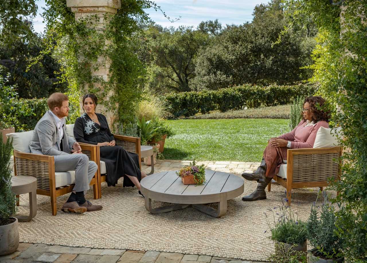 Oprah's very rare sit-down interview with Prince Harry and Meghan is scheduled to air on CBS on March 7 from 8pm (US time)