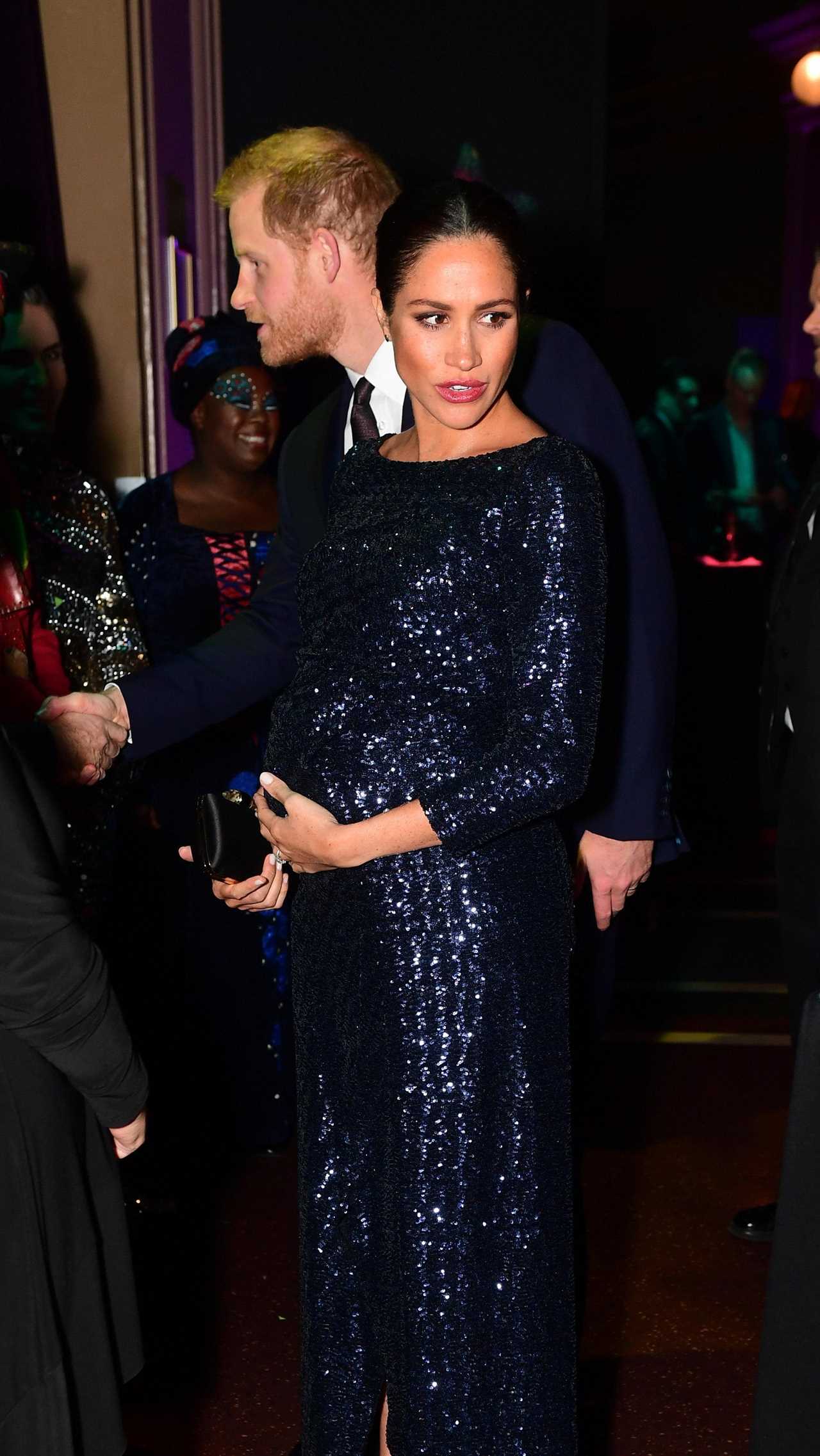 Meghan Markle revealed earlier this week she was six months' pregnant