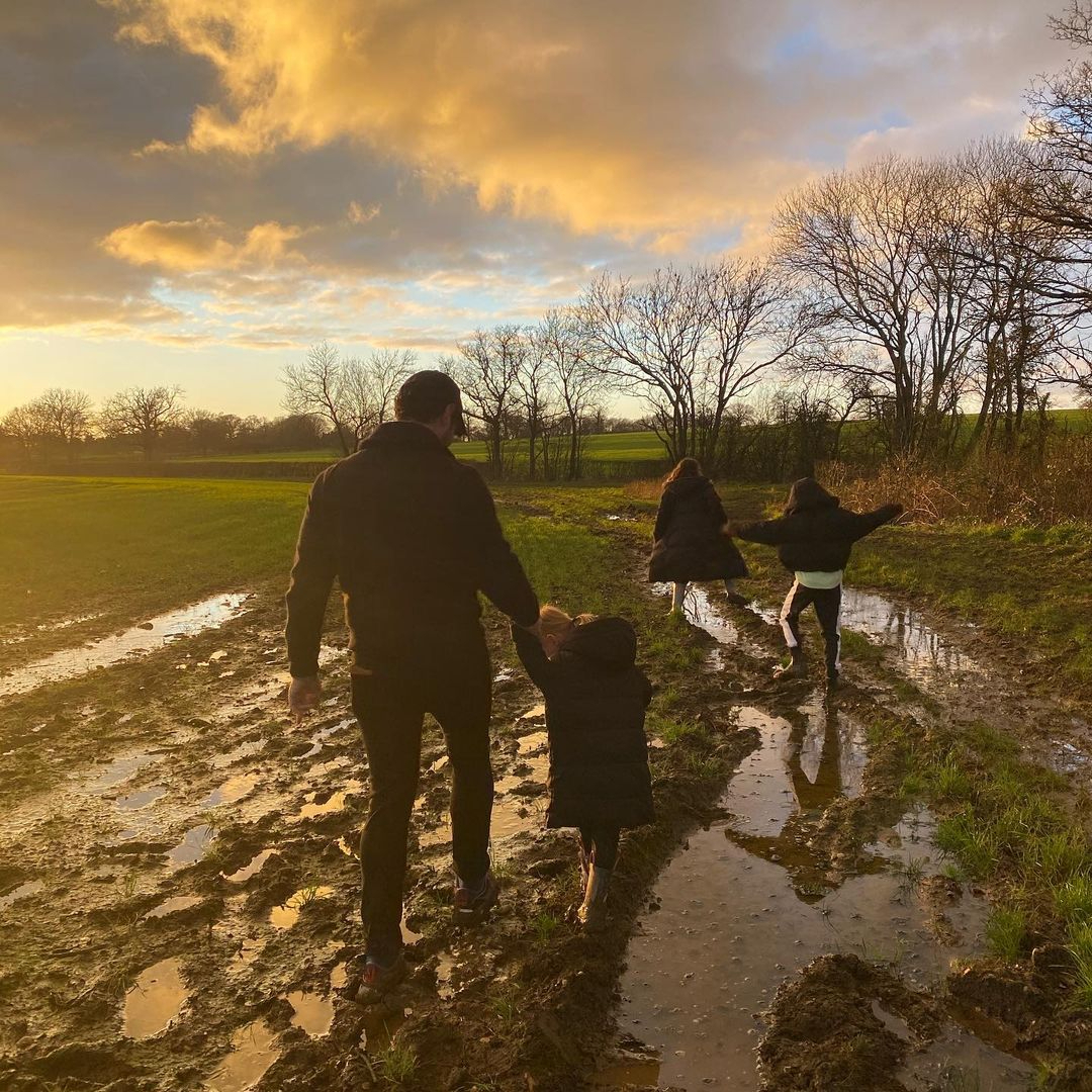 Emma Willis shared the family snap on social media