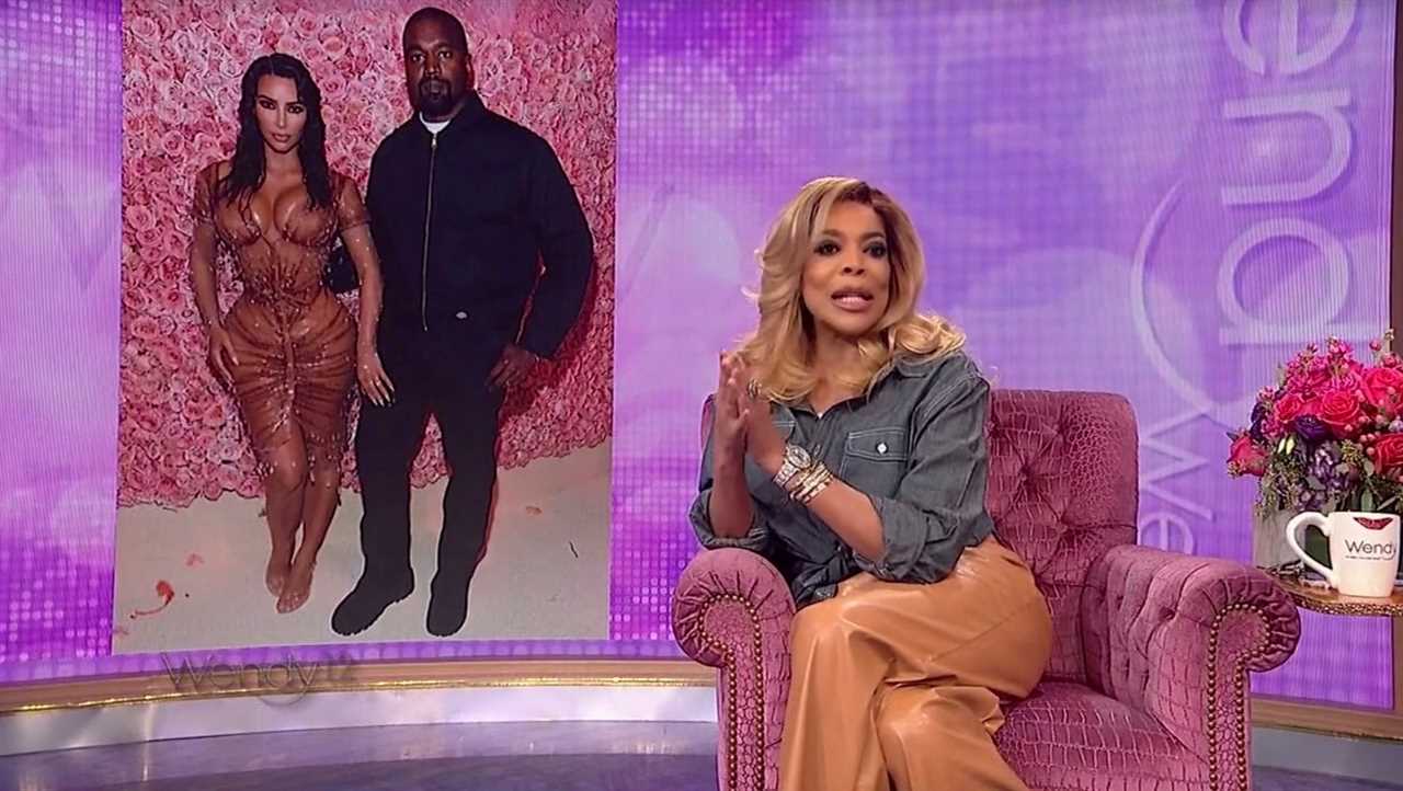 Wendy spoke about the alleged divorce scandal between Kim and Kanye