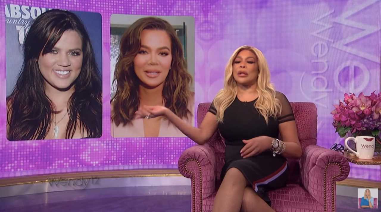 The 56-year-old then showed a side-by-side of Khloe to show viewers the difference