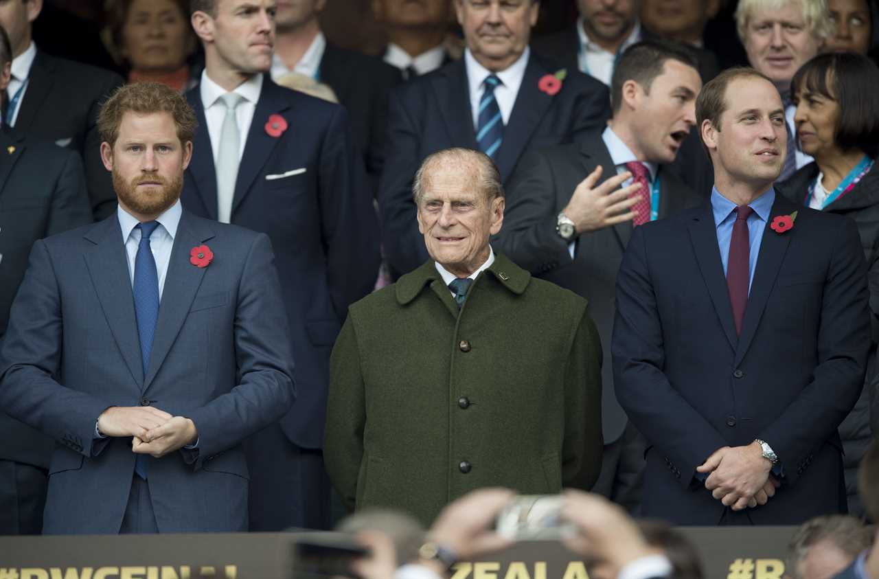 Prince Harry and William will not stand together at the grandad's funeral