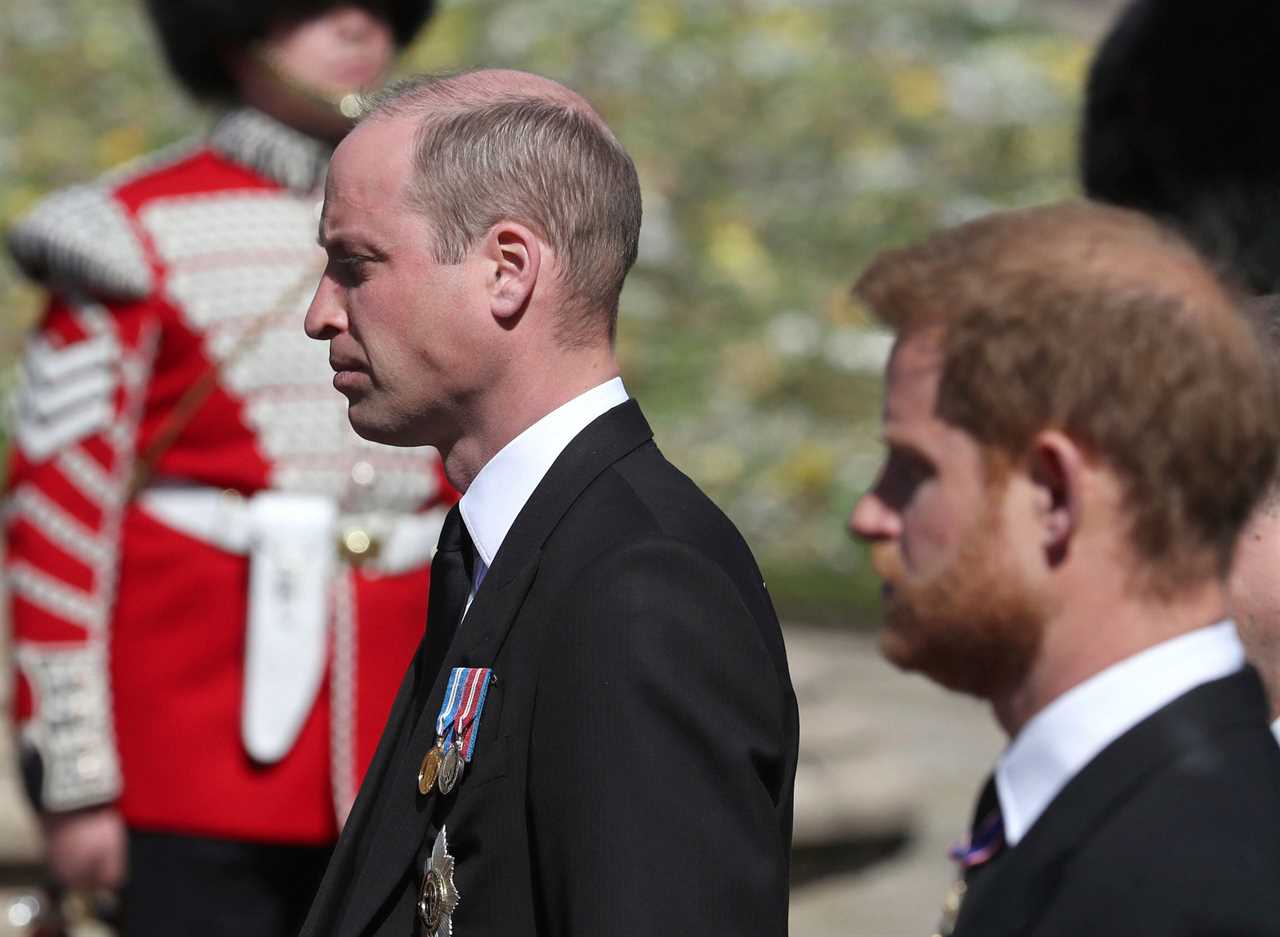 Prince Harry, right, is thought to be staying in the UK for the Queen's birthday