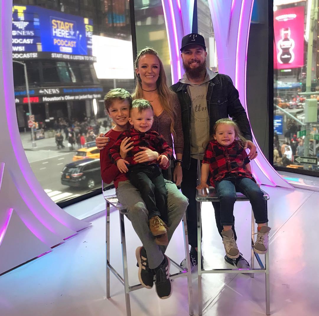 Ryan and Maci share 12-year-old son Bentley, and Maci shares Maverick, four, and Jayde, five, with husband Taylor McKinney