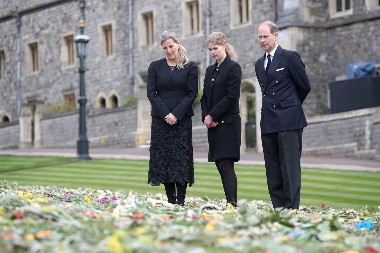 The couple and their daughter are frequent visitors to the castle and have been a great support to the monarch