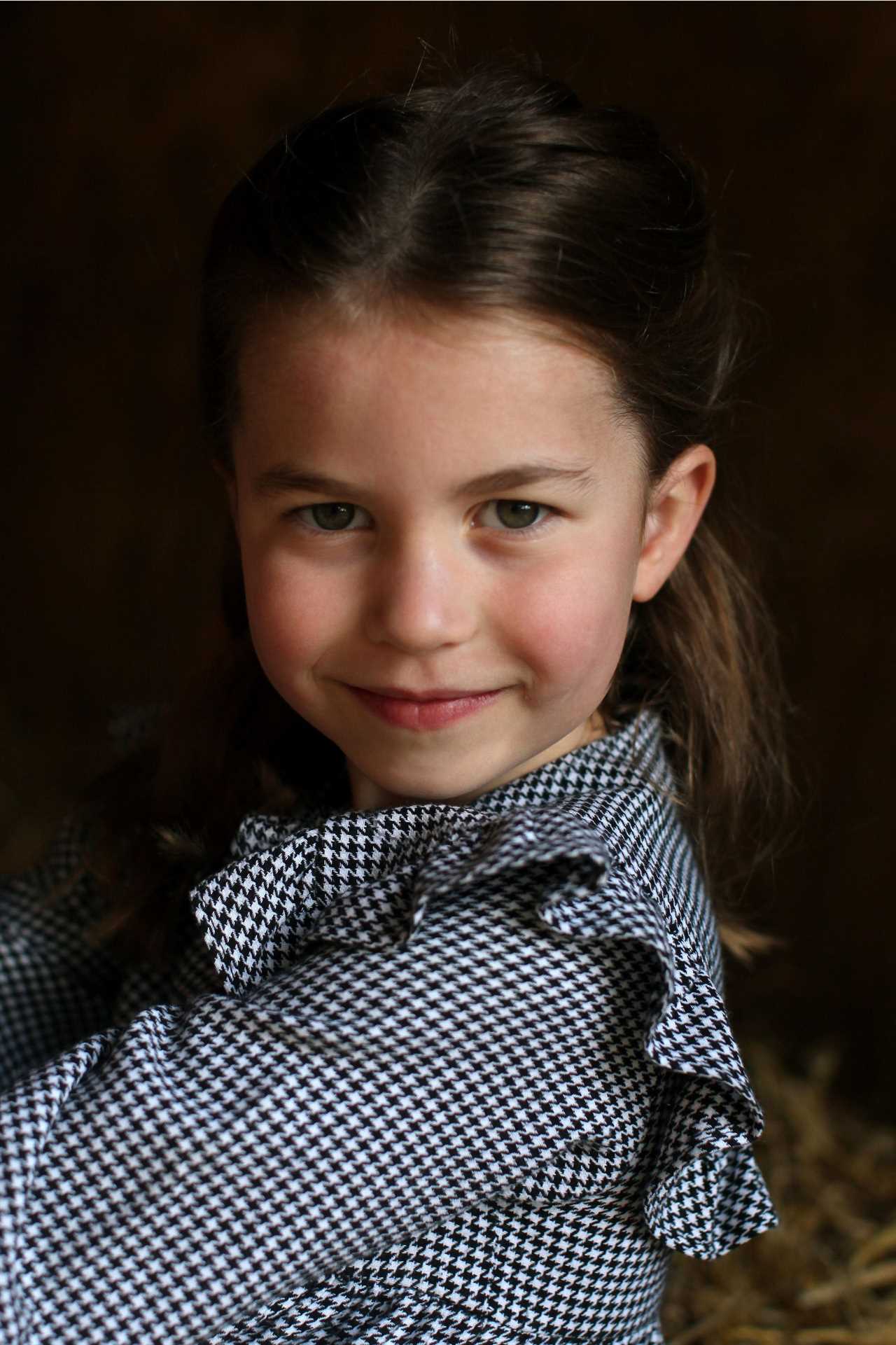 Last year Charlotte sported an adorable gingham dress after spending the day delivering homemade pasta to her local community