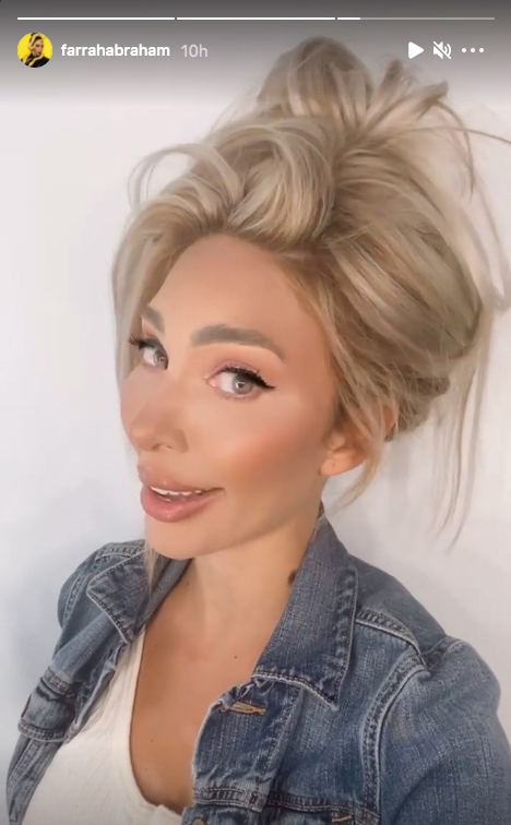 Farrah Abrahams looked very different from her previous self in a new video