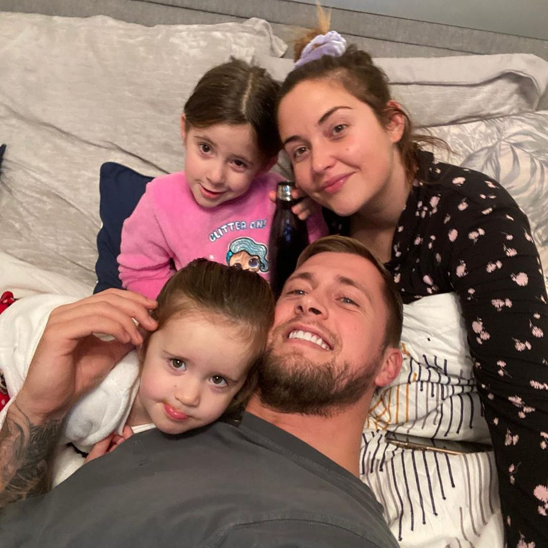 She shares her daughters with hubby Dan Osborne