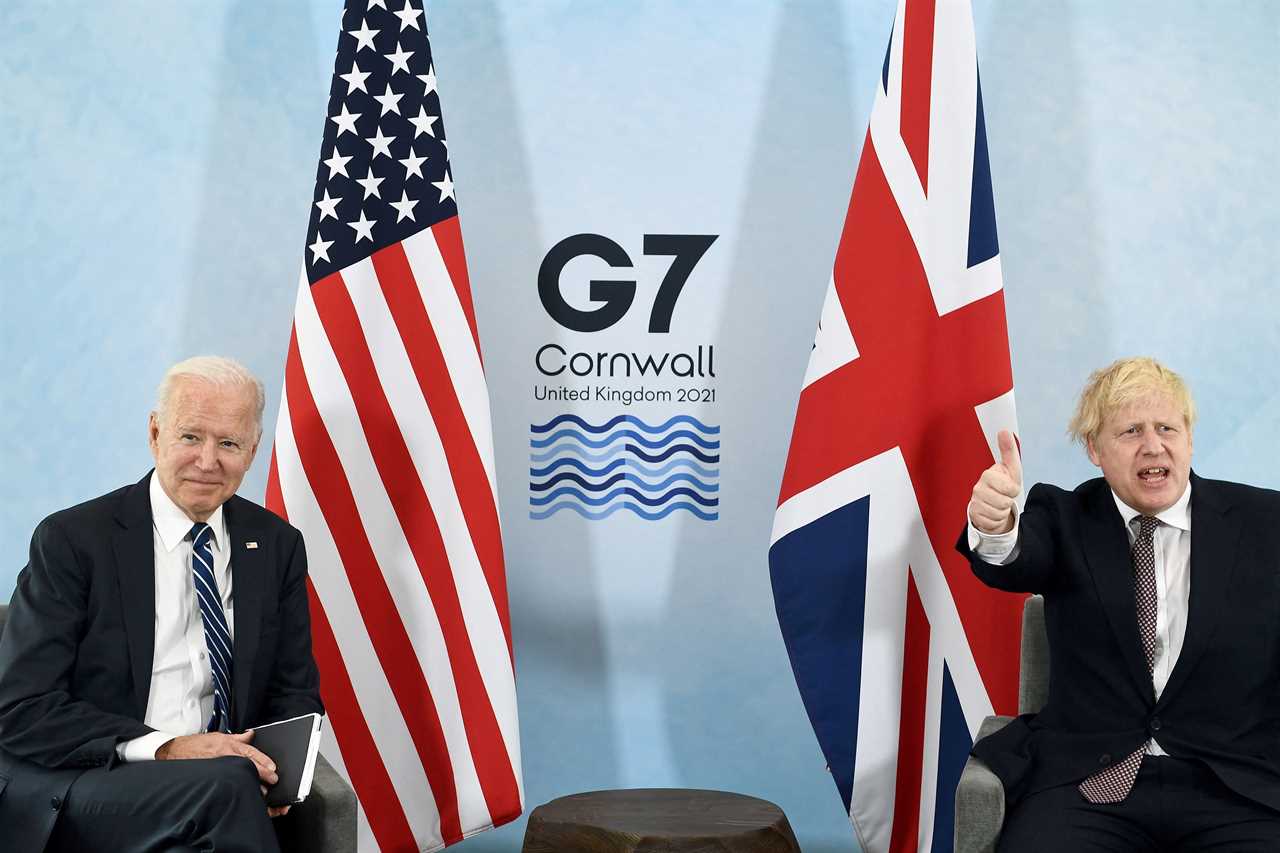 Boris and Joe held one on one talks