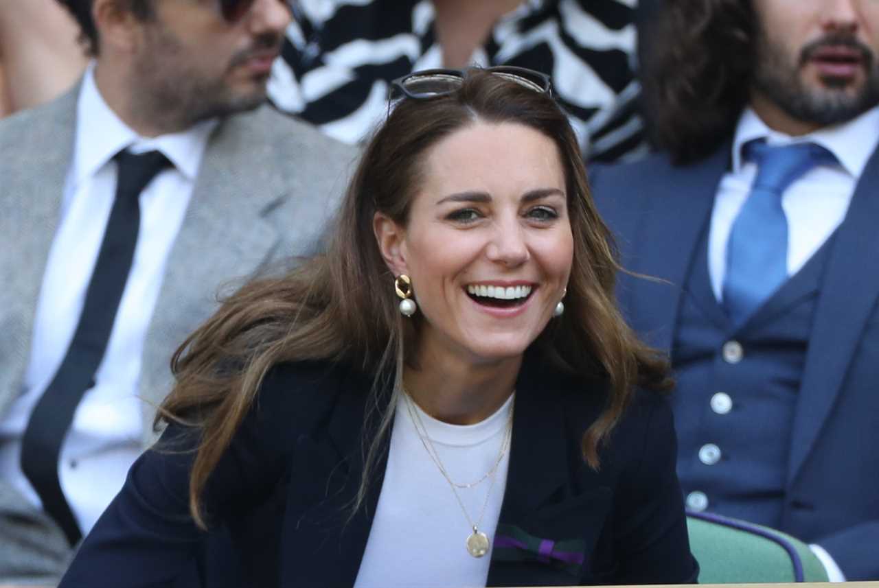 Kate’s tennis appearance comes the day after Princes William and Harry met for the unveiling of their mum's statue