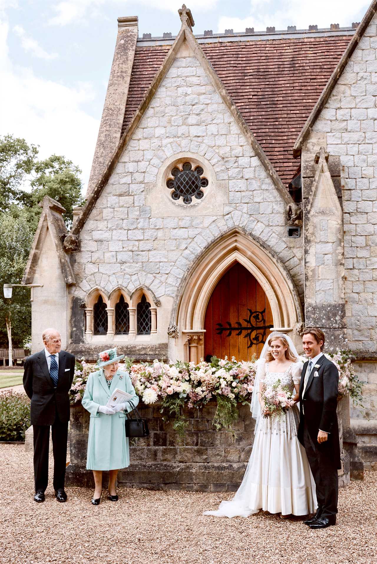 They held a Covid-secure wedding in Windsor last year