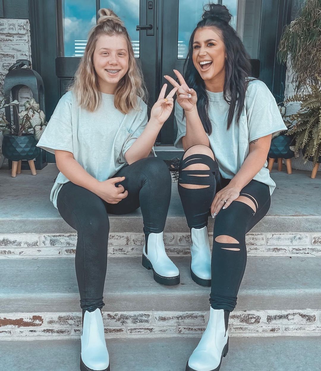 Aubree and Chelsea matched in a previous photoshoot