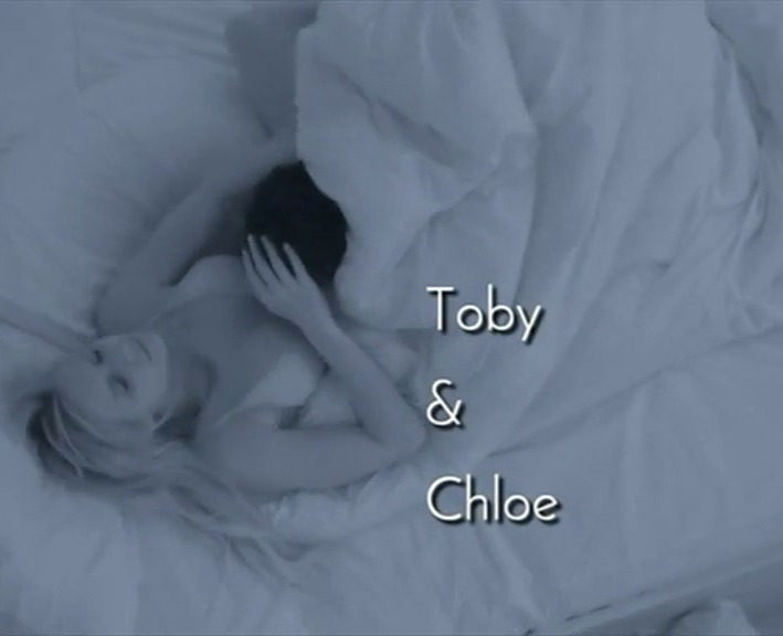 Toby Aromolaran was seen getting very intimate with Chloe Burrows