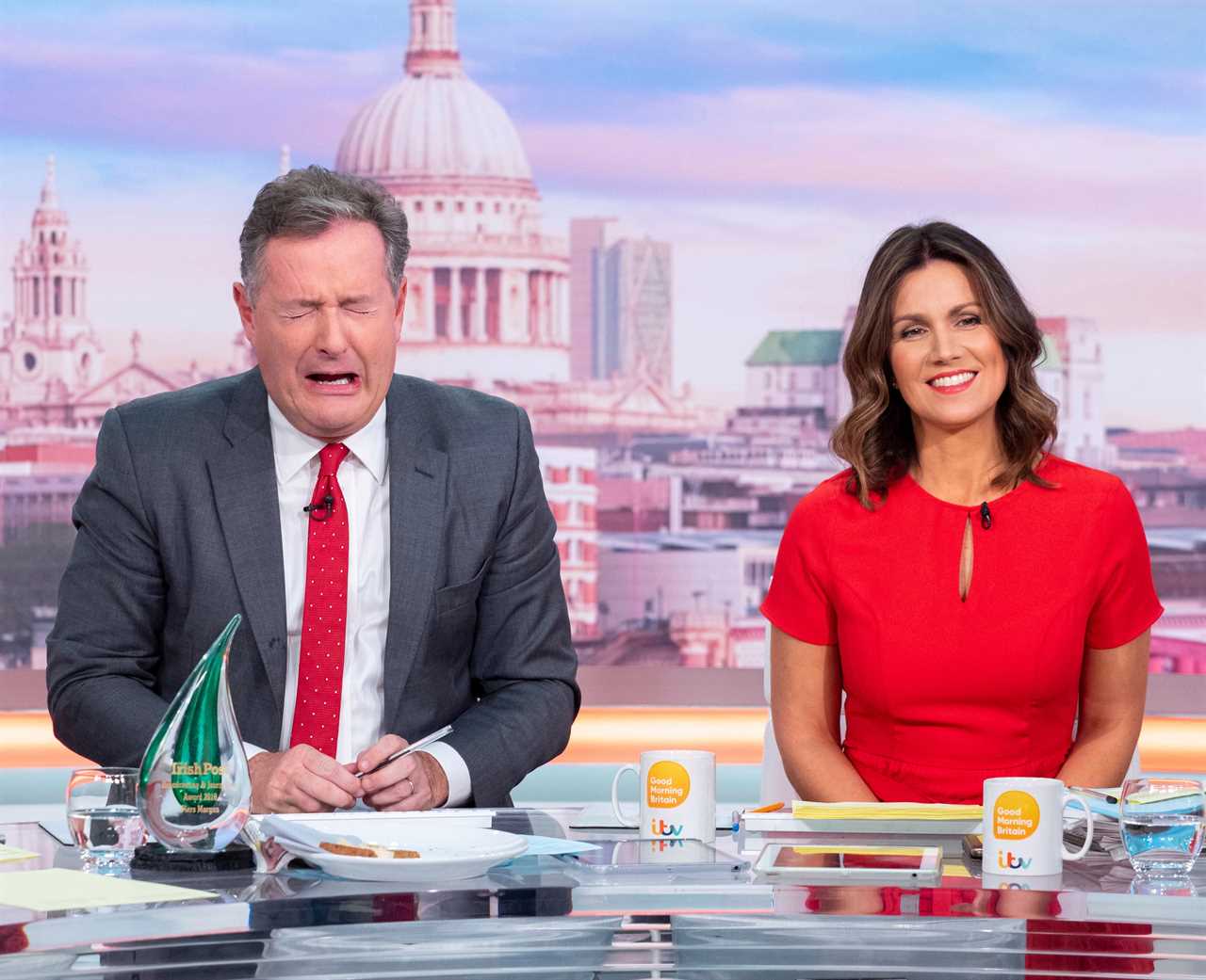 Piers Morgan and Susanna Reid were GMB's most popular double-act