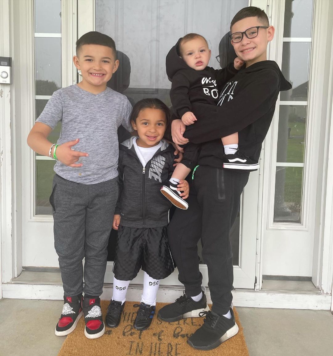 Teen Mom Kailyn  Lowry shared a photo of her four boys