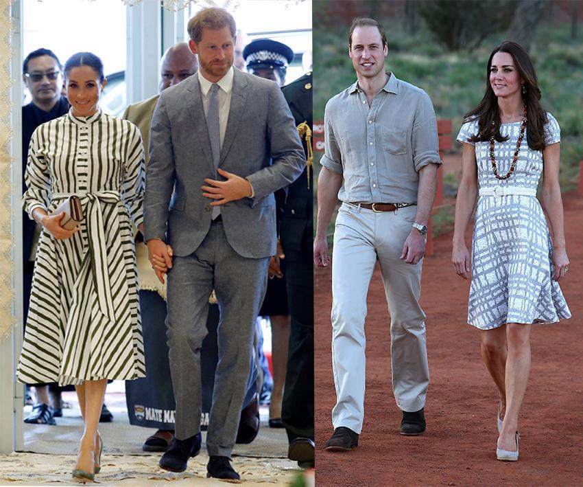 Meghan wore another Martin Grant dress this week