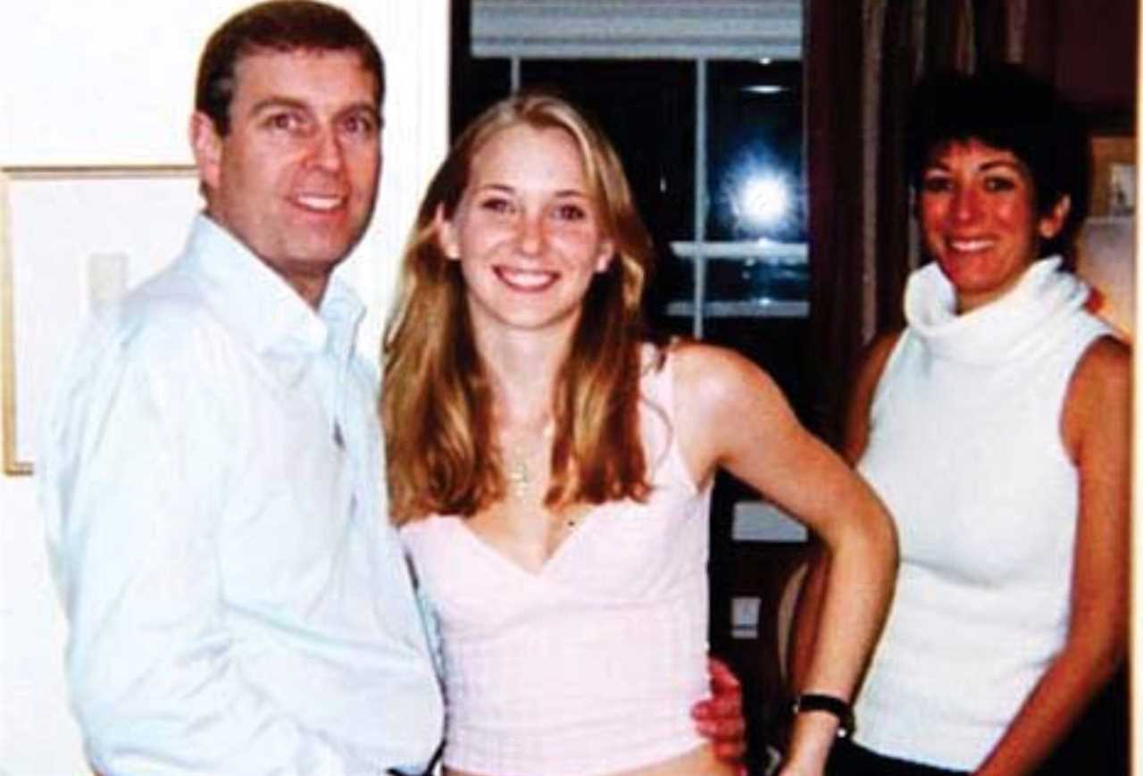 The Duke, pictured with accuser Ms Roberts and Ghislaine Maxwell, vehemently denies the accusation