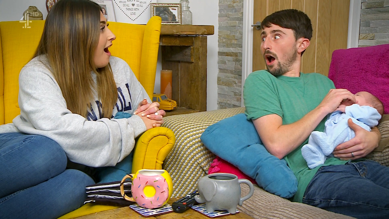 Pete Sandiford's baby son made his Gogglebox debut this evening