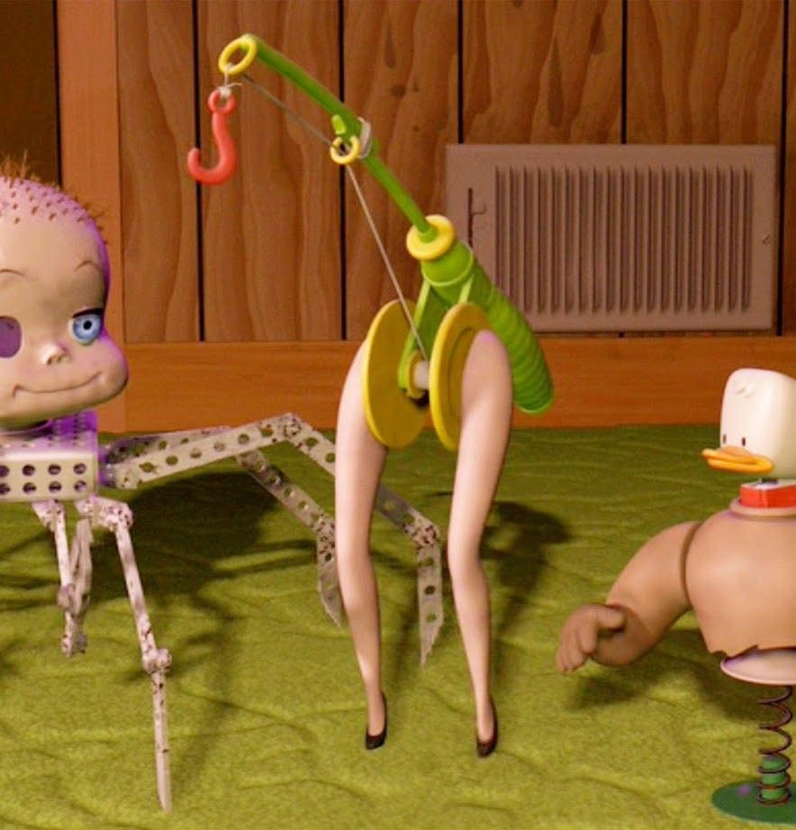 The internet lost its mind when it realised Legs in Toy Story, who is a fishing rod on Barbie legs, is a a 'hooker' reference