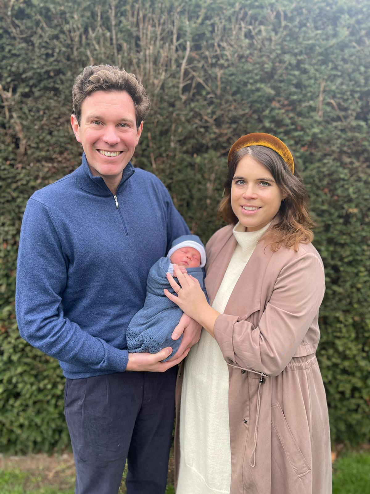 Princess Eugenie and Jack Brooksbank with their son August