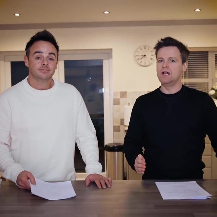 Hosts Ant & Dec will be back on TV fronting I'm A Celeb from Tuesday night