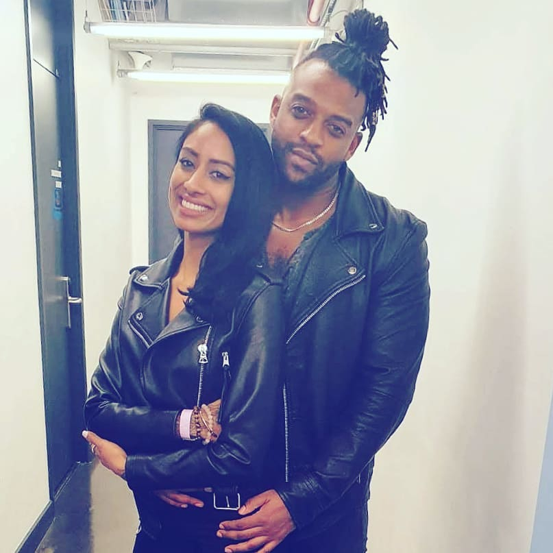 Oritse Williams is dating stunning singer Kazz Kumar after meeting on social media