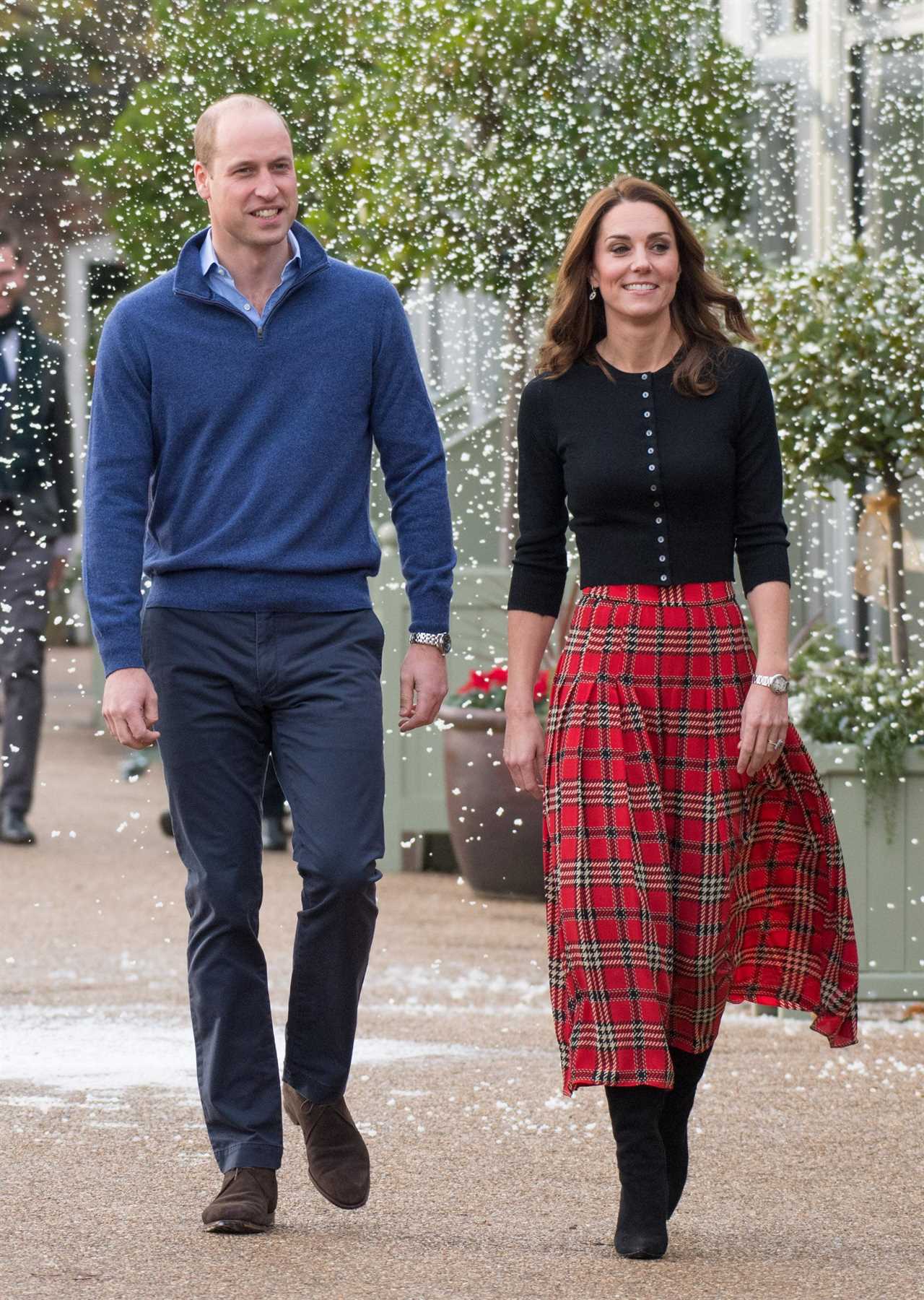 The tree will also light up the home of Prince William and Kate Middleton