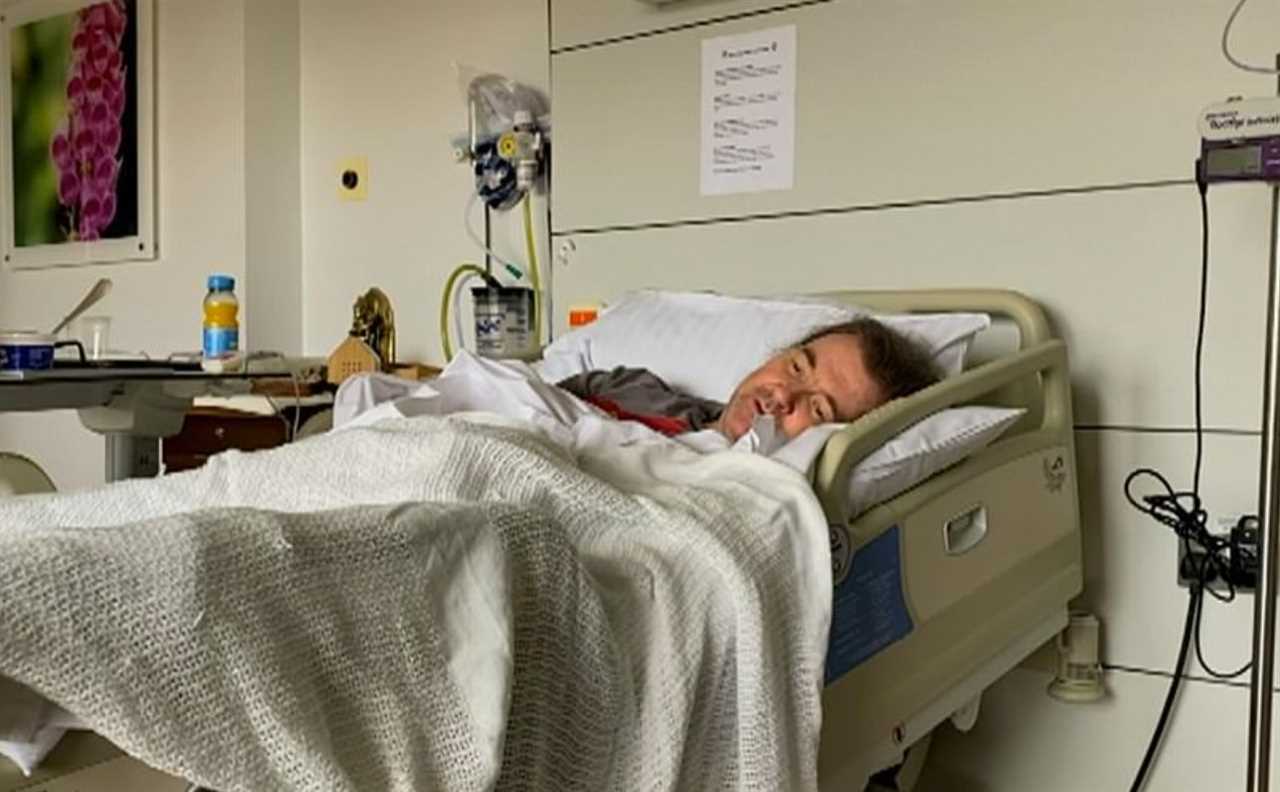 Derek has been left immobile and unable to speak properly after battling coronavirus last year