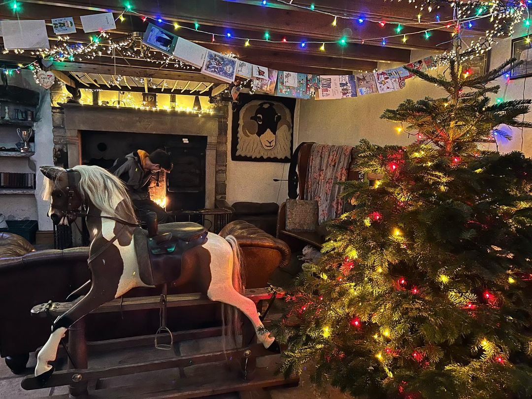 Amanda Owen has given her farm house a festive makeover