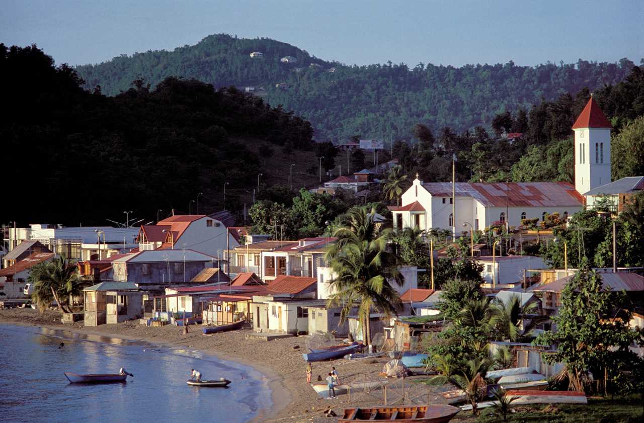 The small town, which is full of colourful shops and restaurants as well as a marina, doubles as Honoré, Saint Marie’s centre