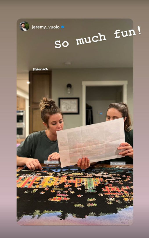 Jinger Duggar and her sister Jana enjoyed a night of bonding during the latter's trip out to Los Angeles