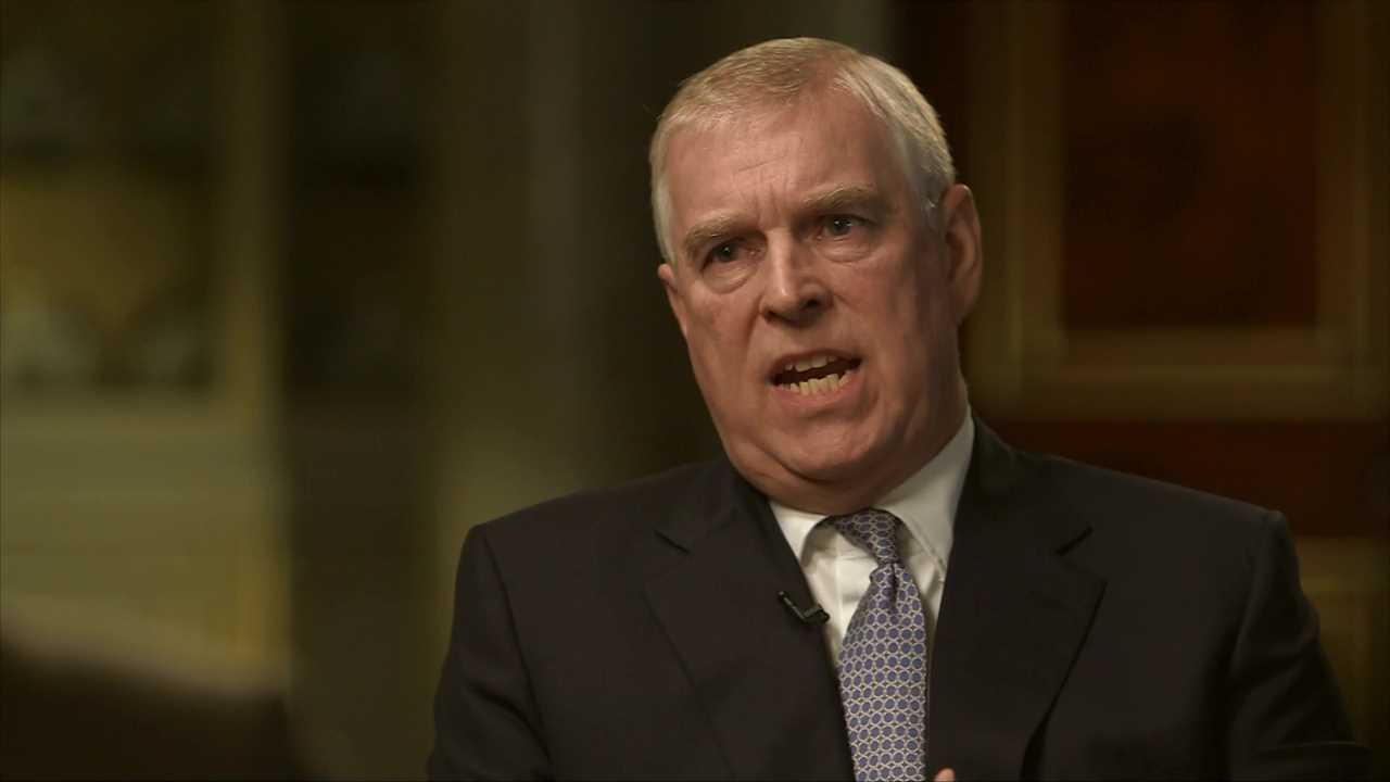 The Duke of York, speaking for the first time about his links to Jeffrey Epstein in an interview with BBC Newsnight's Emily Maitlis