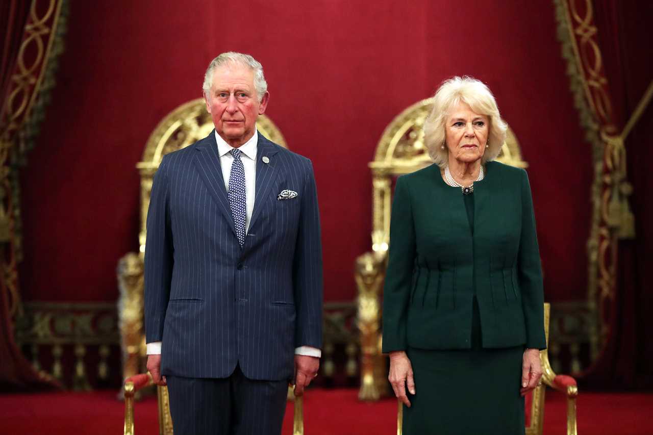 Camilla with her husband, Prince Charles who is next in line to the throne